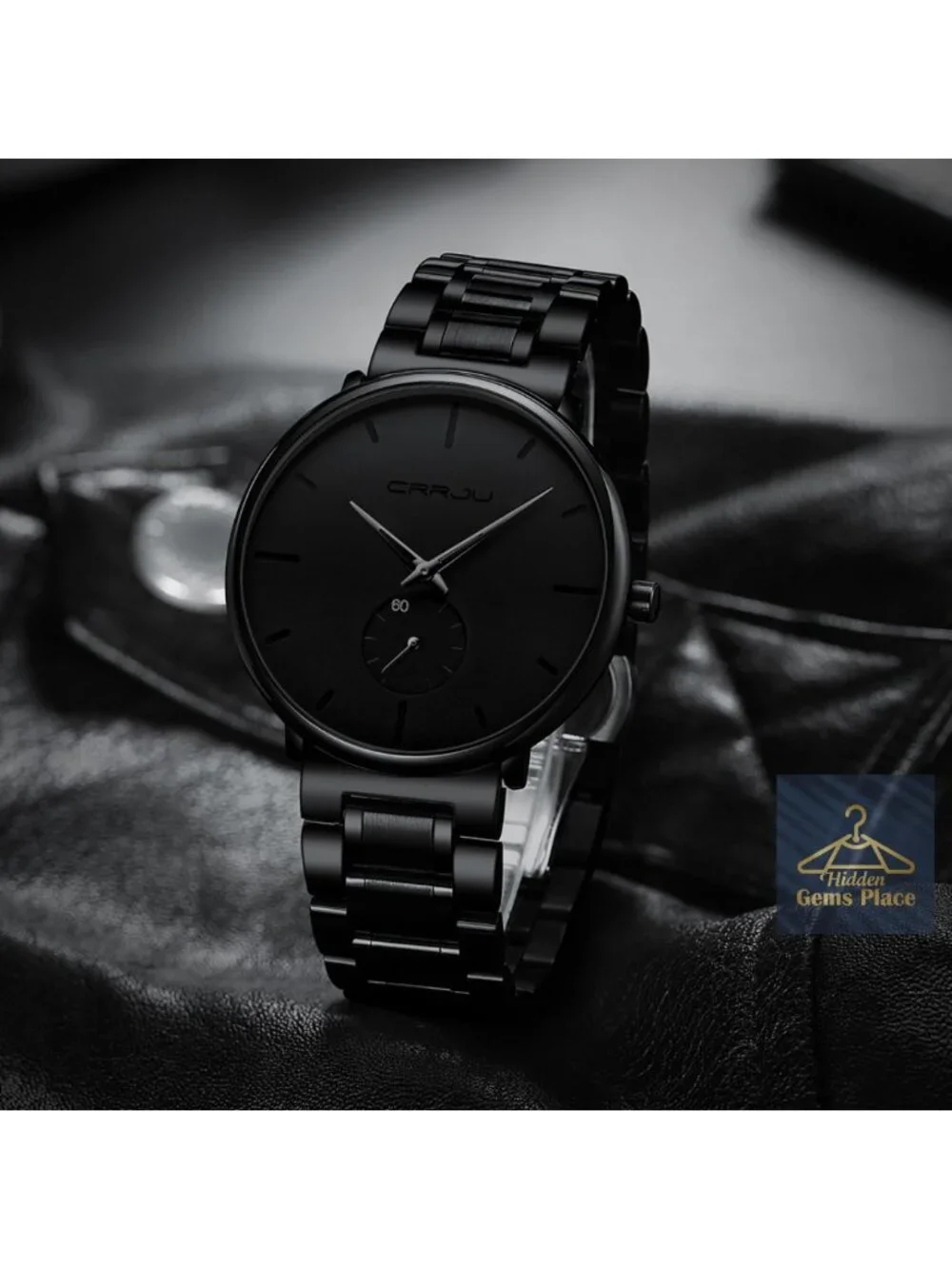 Ultra-Thin Minimalist Stainless Steel Men's Wrist Watch